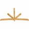 Ekena Millwork Alberta Rough Sawn Timber Gable Bracket, Western Red Cedar, 96"W x 60"H x 4"D x 4"F, 15/12 Pitch GBW096X60X0404ALB00RWR - alternate 4